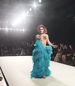dorkyshidae:  Bebe, Detox, Gia, Laganja, Milk and Sasha walking for Marco Marco at