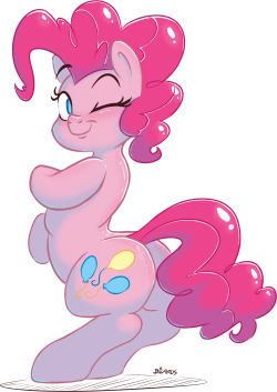 southernbelleaj:  Here’s a bucket of Pinkie for y’all! I wanted to play around with her chubby figure without sacrificing her playfu nature and bouncy attitude. It’s still not quite where I want it to be, since she only has interesting curves when