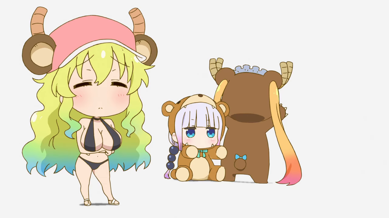 melanchoribbon:  Kobayashi-san Chi no Kuma Dragon