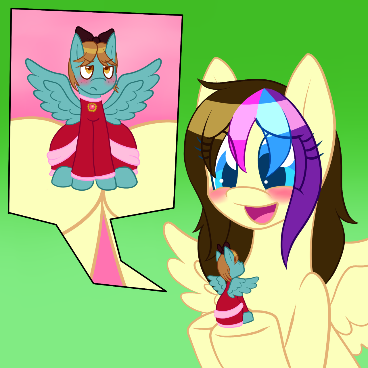 ask-lovely-pages:  lovelymod:  Flat colours commission for Brennan one of the mods