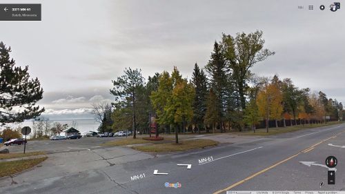 streetview-snapshots:Lake Superior from Minnesota State Highway 61, Duluth