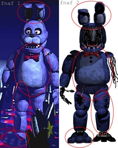 fnaf 1 withered freddy i made bonnie and foxy post later :  r/fivenightsatfreddys