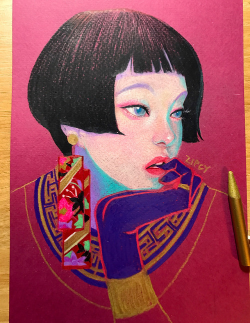 lesstalkmoreillustration:  Zipcy @zipcy  Check us out on Instagram: @Lesstalkmoreillustration  