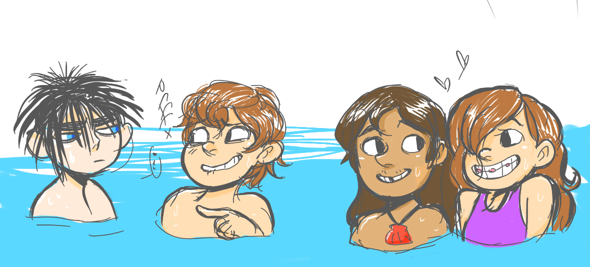 amkoyy:  Day3: Summer/Goofing off double date?? drawing norman was really fun but