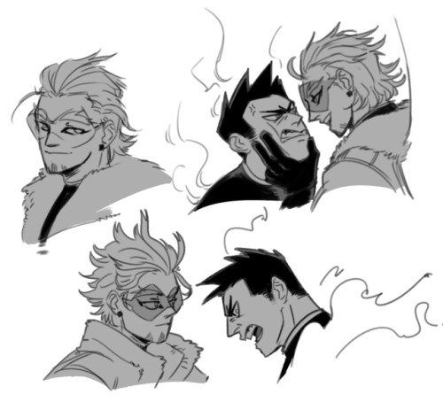 More Endeavor and Hawks sketch dump