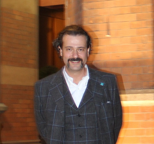 style icon: nicholas lowry. sartorial lunatic poster appraiser on antiques roadshow. his voice is as