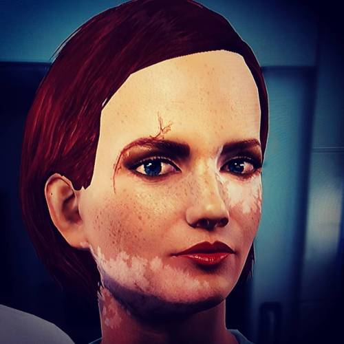 Introducing Devin isn&rsquo;t she a stunner?!! #fallout4 #charactercreation #myfalloutcharacter 