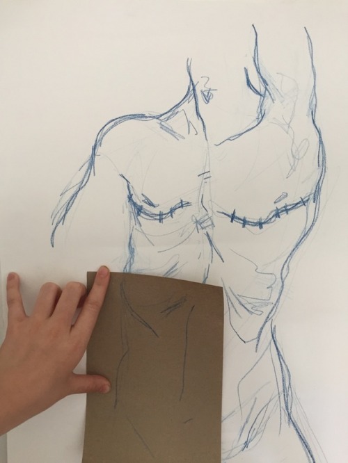 tempurart:Drawing underrepresented bodies for pride month!