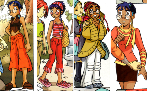 mahou-furbies: Some of Taranee’s outfits.