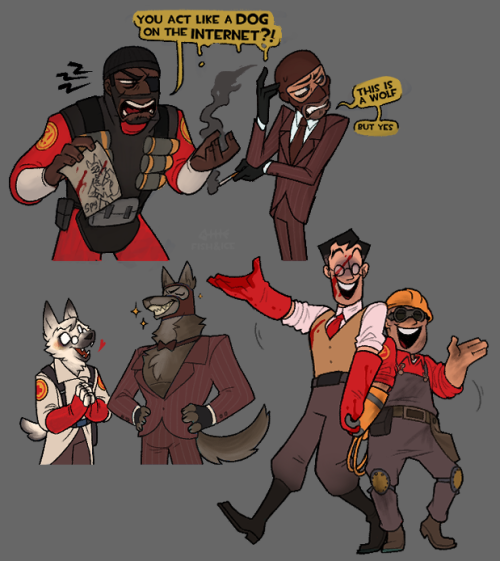 fish-and-ice-arts:some of the stupid doodles I liked the most~ 