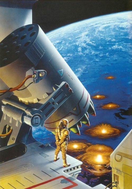 SPACE VECTORS (1990). Cover art by Richard Hescox.