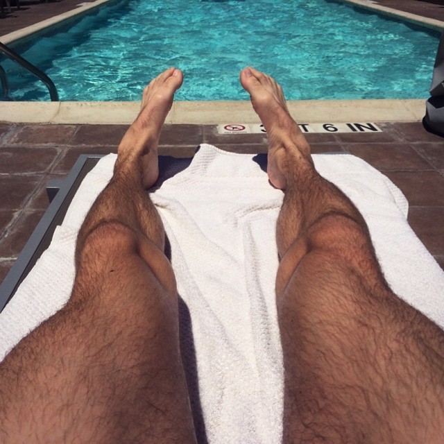 I’ll take some dark meat, a leg maybe? #sun #happy #love #ca #pool #warm (at Luma Lofts and Condos)