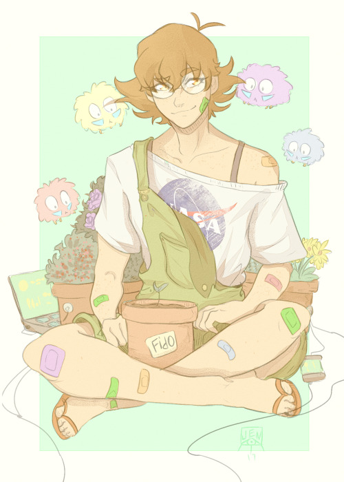 jen-iii:Pidge actually did take up gardening after all, with some help from their Trash Buddies of course!