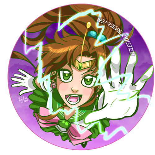 lizleeillustration: Sailor Senshi circles for fun, mostly because I wanted to make some sticker