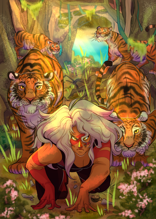 teakip: My contribution to Fearful Asymmetry: A Jasper Fanzine ( @tigerzine ). All pieces I’ve seen so far look stunning, and I was so happy to be a part of a profits-for-charity zine!