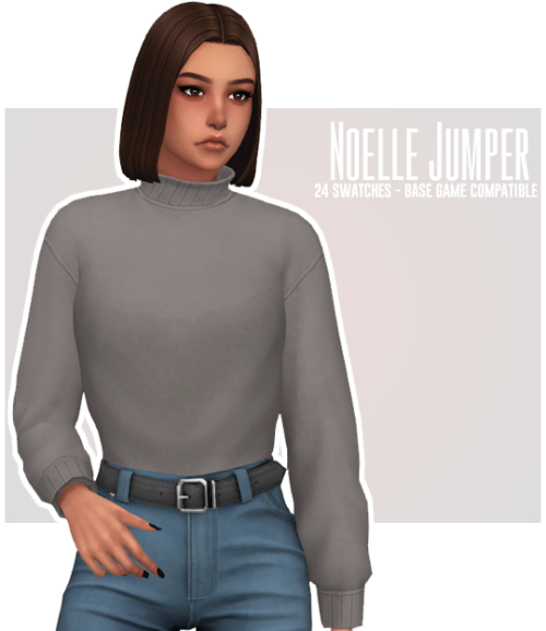 mysteriousdane:Noelle JumperIt’s been 600 years since I last made custom content - but Snowy E