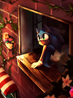 chillisart:  i like to headcanon that Sonic