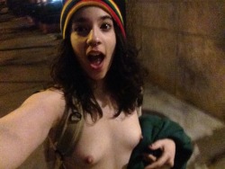 slut-overload:  I did it :D Decided to walk around with my best friend while we were both topless got some strange looks and so weird ones but I felt so empowered it was awesome and people wanted to hug me and gave me a thumbs up and this guy who owns