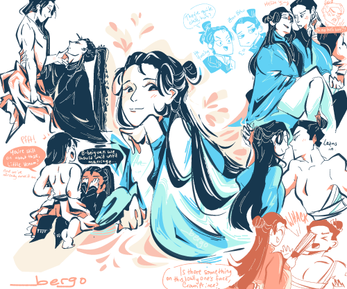 some self indulgent doodles of lord seventh in all his hoe-ly glory