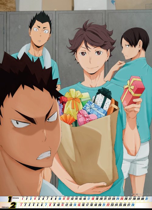 yoshi-x2:Haikyuu!! 2015 Calendar.