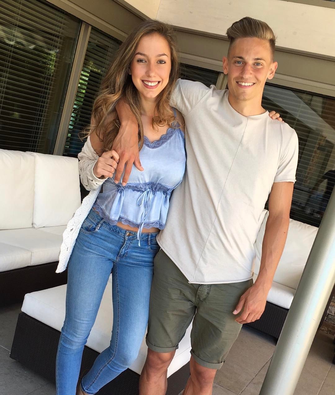 Marcos Llorente with intelligent, Girlfriend Patricia Noarbe 