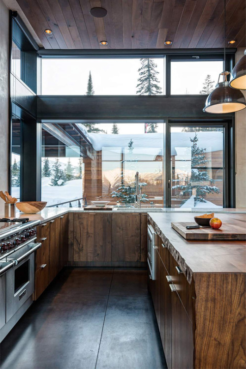 italian-luxury:  Mountain Kitchen