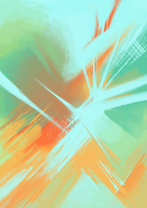 I know you have all been longing for…. more abstract painting! Yeah!!