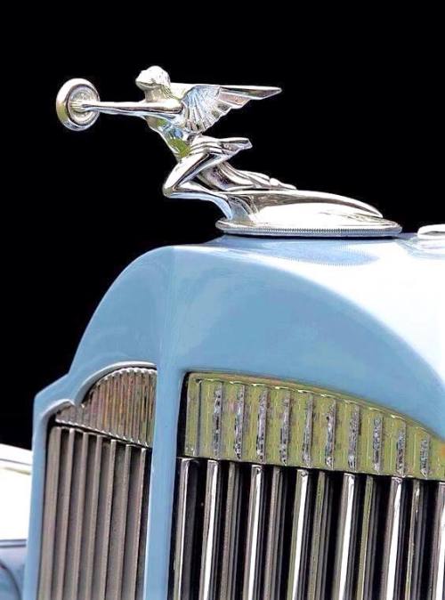 frenchcurious:Mascotte Packard Hood 1930s. - source Art Deco.