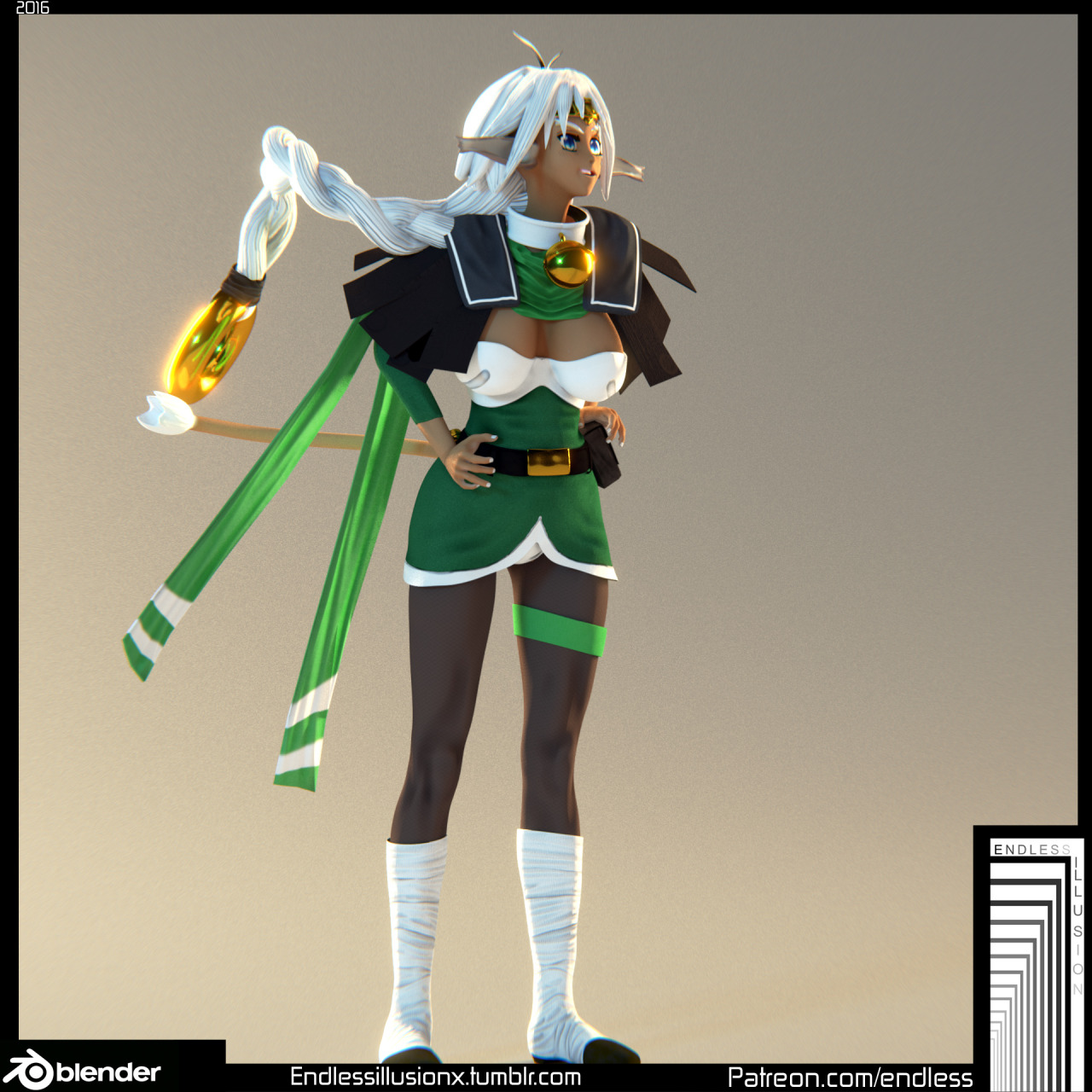 endlessillusionx:  Commission model   Aisha Clanclan    Download link (Tier 3 )