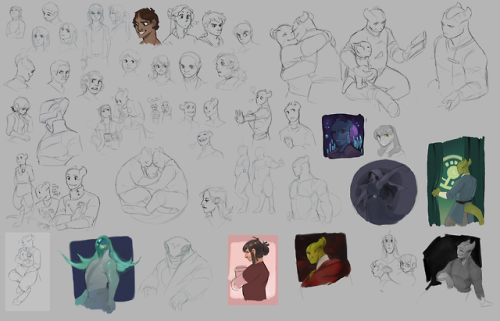 Sketchdump pt. 3 &amp; 4 of the stuff from the last 6 months.