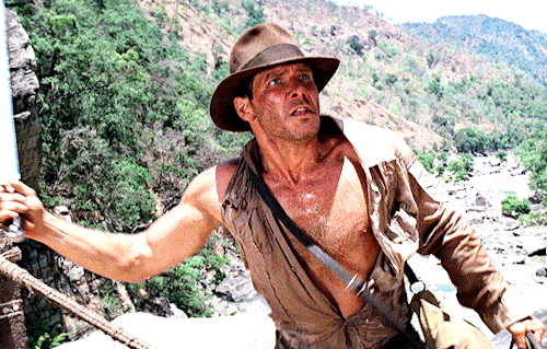 brucebanners:Harrison Ford as Indiana Jones in Indiana Jones and the Temple of Doom (1984), dir.Stev