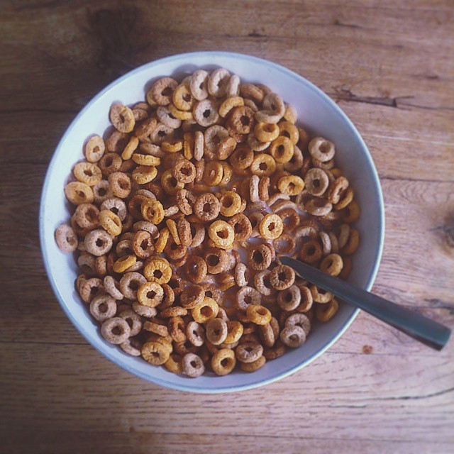 Morning! #breakfast #cheerios #cereal #nom