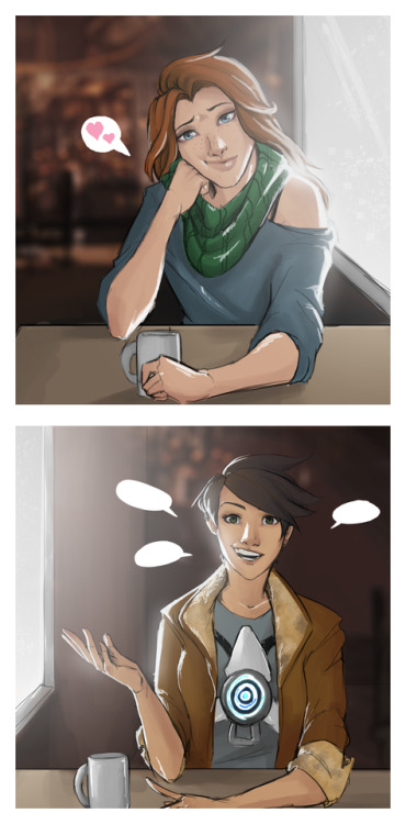 nikanono:Tracers always away because of work… But when they get to do small lil dates like th