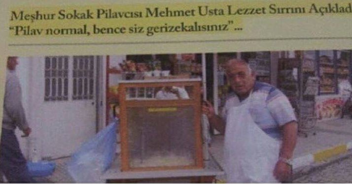 Meşhur Sokak Pilavcisı...