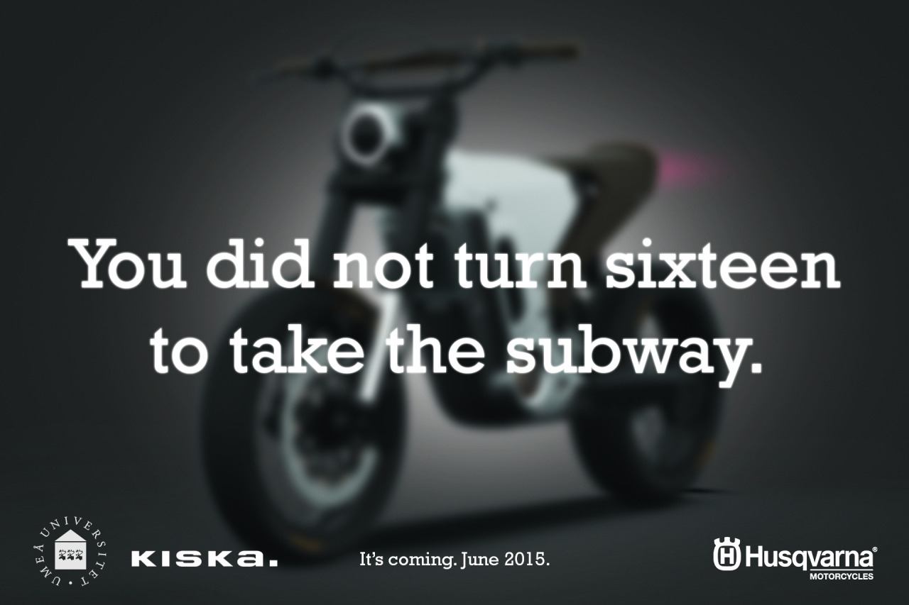 Teaser Campaign for 2015 Husqvarna Analog Elektrisk Concept.