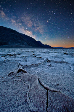 senerii:   Milky Way at Badwater Basin (By