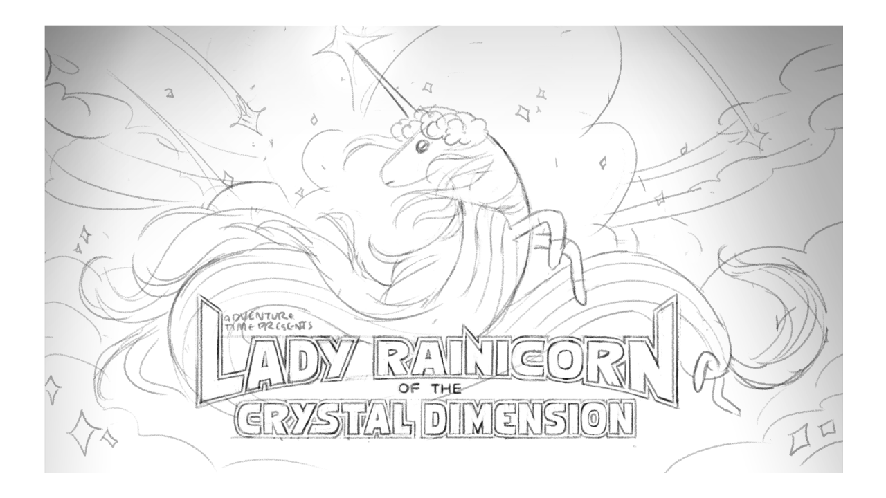 kingofooo:  Lady Rainicorn of the Crystal Dimension - title card designed by Joy