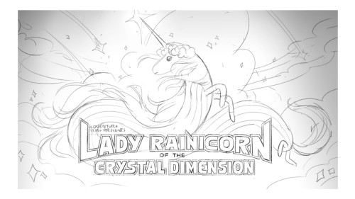 kingofooo:Lady Rainicorn of the Crystal Dimension - title carddesigned by Joy Angpainted by Joy Angp