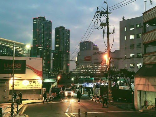 Near Yongsan Station…