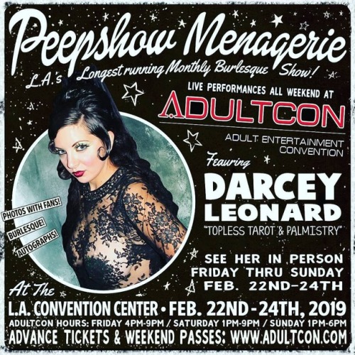 See DARCEY LEONARD (of LA Tarot Society) performing live topless (in pasties) Tarot Card Reading and