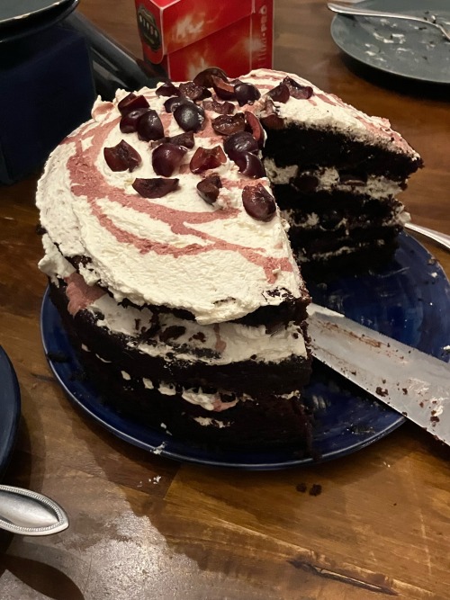 Sticky Toffee Pudding Cake For My Brothers Birthday! Not The Prettiest But Absolutely Delicious.