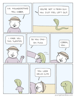 wilwheaton:  (via Poorly Drawn Lines – Cobra) 