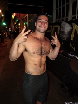 Wehonights:  Xxx Star Solomon Aspen Made His Weho Debut At Adonis Lounge This Week.