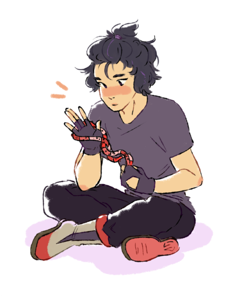 clionadraws:waahhh! @mustloveautistickeith commissioned me to draw keith stimming ;v; ♥ 