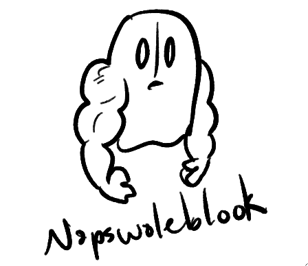 cactusburglar:  I’m pretty sure these are all my Napstablook doodles… 