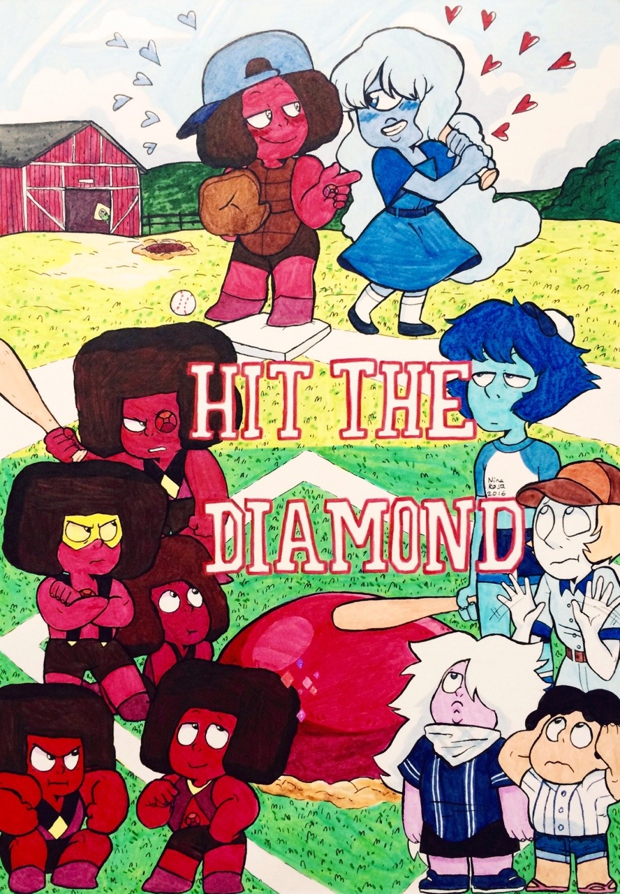 nina-rosa-draw:  HIT THE DIAMOND  My new favorite episode…. CAN THEY STOP BEING