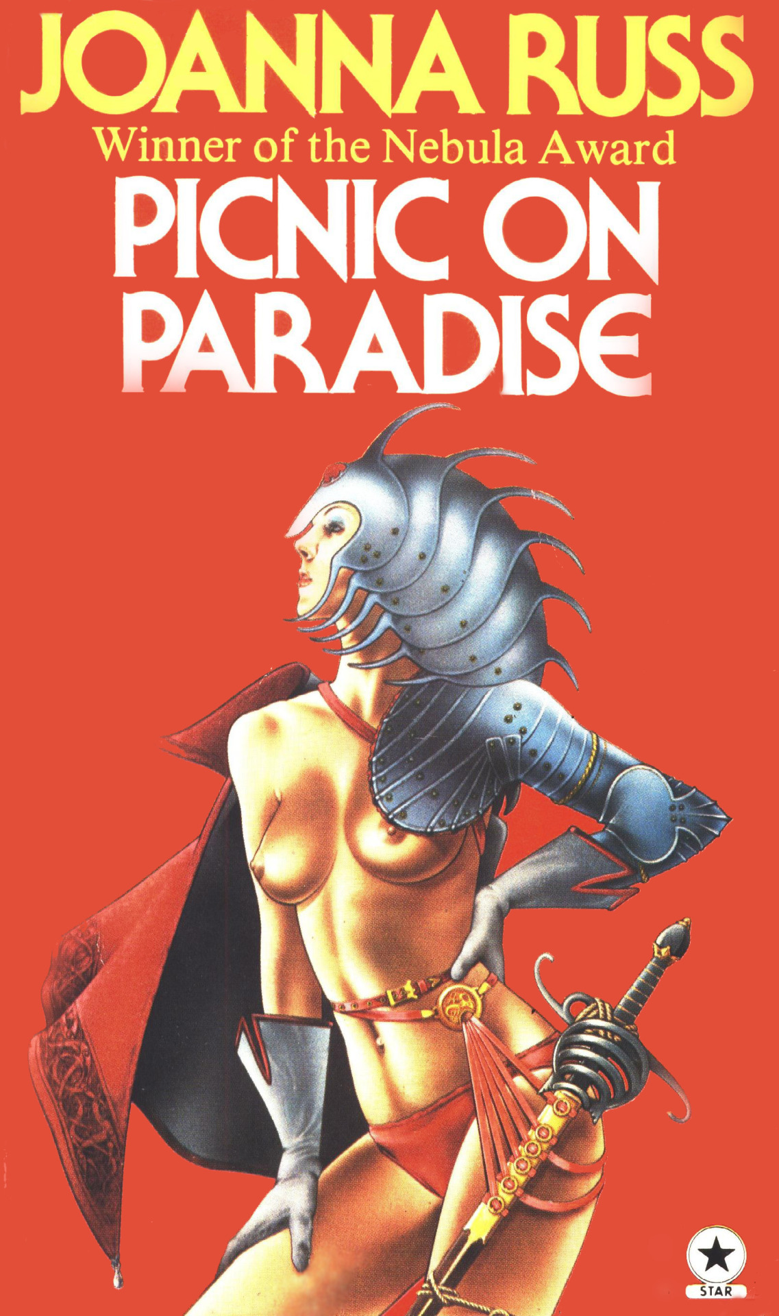 Here is a cover of Joanna Russ&rsquo;s first novel Picnic On Paradise (1968)