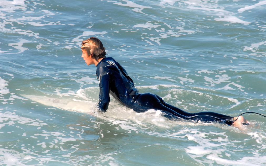 GALLERY Everybody was surfing in their tight neoprene wetsuits&hellip; I&rsquo;m