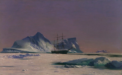 geritsel:William Bradford - Arctic paintings with nostalgic amounts of ice