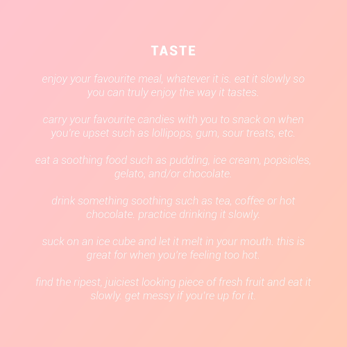 sheisrecovering:SELF SOOTHING TECHNIQUES.click each slide for high-res,written version after the jum